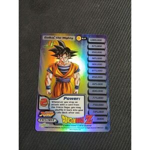 DBZ TCG Goku The Mighty SJ1 Shonen Jump Exclusive Holo Foil Promo Card - LP